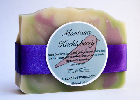 Montana Huckleberry Handmade Soap