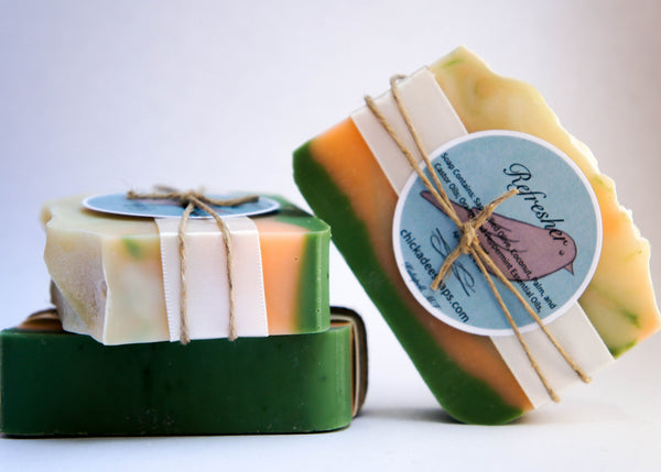Refresher- Peppermint And Orange Handmade Natural Soap