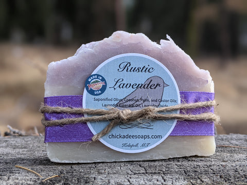 Rustic Lavender Handmade Natural Soap
